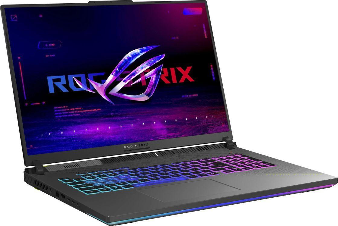 Ноутбук ASUS ROG Strix G18 G814PM-S8117 (18" IPS, AMD Ryzen 9 8940HX, 16Gb, 512Gb SSD, NVIDIA GeForce RTX 5060 8Gb, noOS) (Серый) — фото 4