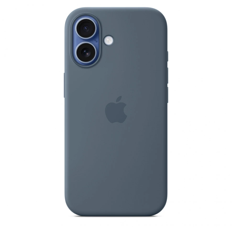 Чехол-накладка Silicone Case Series для iPhone 17 голубой 1100₽