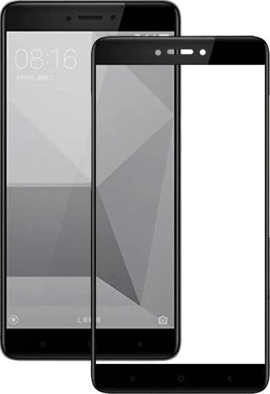 фото Защитное стекло Rinco (Full) Screen для Xiaomi Redmi 4 цветное (черная рамка)