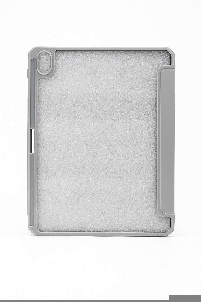 фото Чехол-книжка Mosbros Hi Panda для Apple iPad 10 (2022)/iPad 11 (2025) (полиуретан с подставкой/отсек для стилуса) (серый)