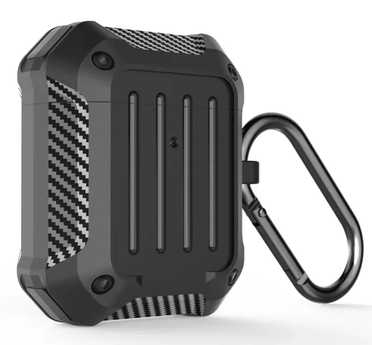 Чехол WIWU Airpods Case APC006 силиконовый черный 500₽