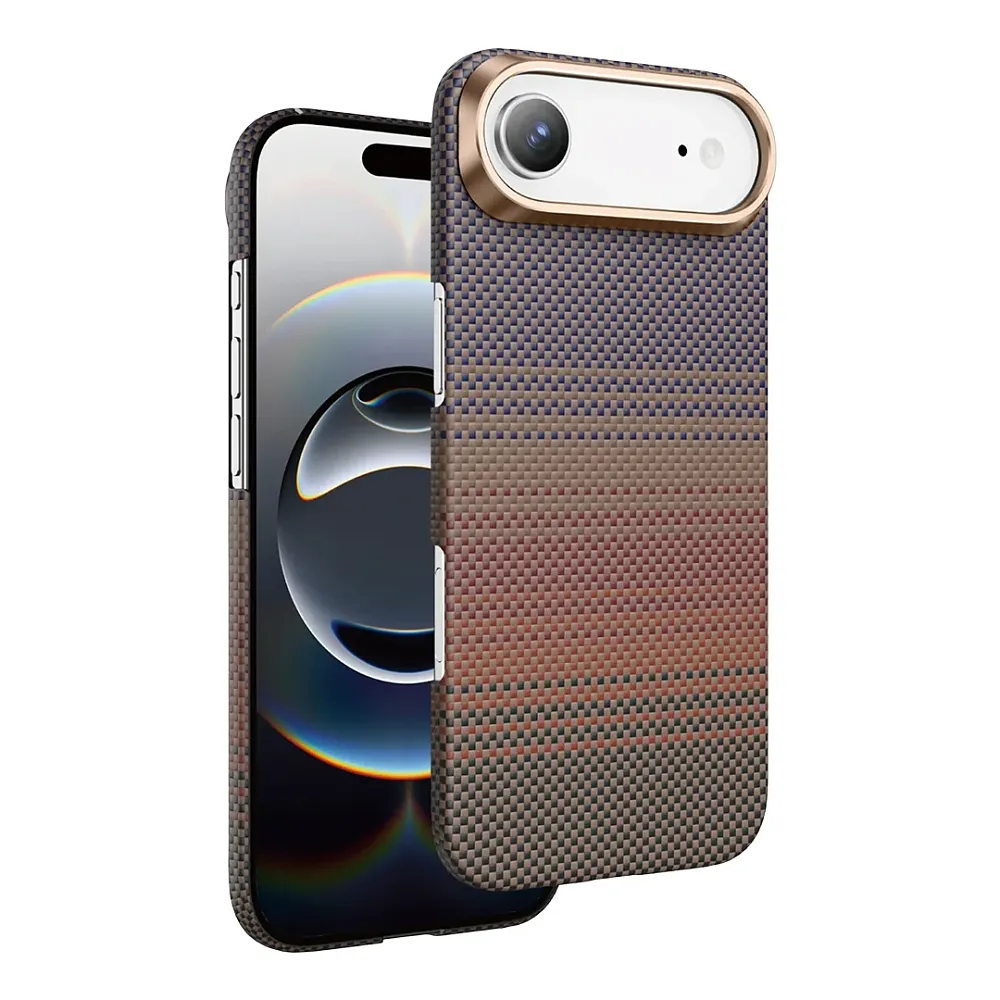 Чехол-накладка Keephone Kevlar MagSafe для Apple iPhone 17 Air кевлар (арамид) Sunset