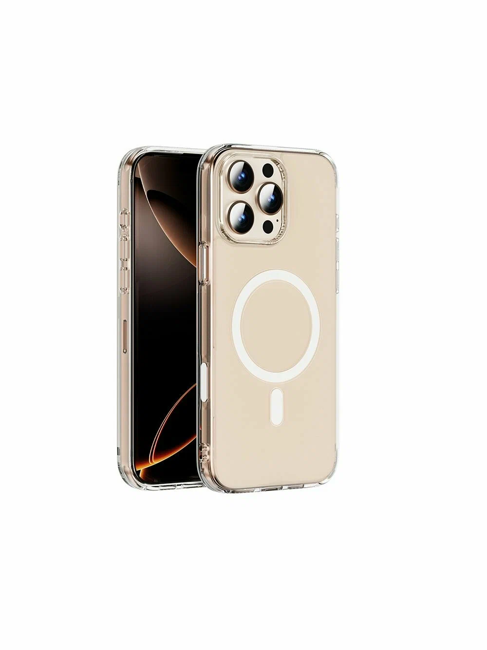 фото Чехол-накладка Wiwu Dynamic Pro Magsafe для iPhone 16 Pro Max пластиковый (прозрачный)