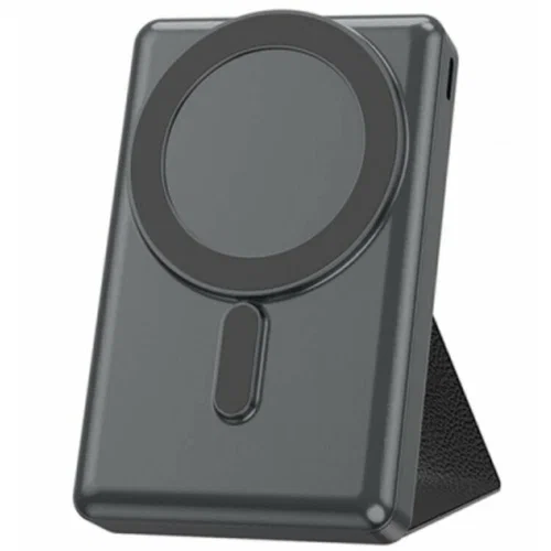 фото Внешний аккумулятор WiWU JC-20 MagSafe 10000mAh с подставкой (черный)