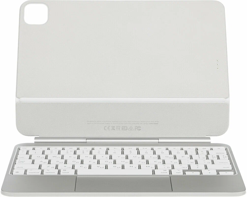 фото Apple Magic Keyboard с трекпадом для iPad Pro 11" (3-го и 4-го поколений) и iPad Air (4-го и 5-го поколений) русская раскладка (белый) (MDFV4RS/A)