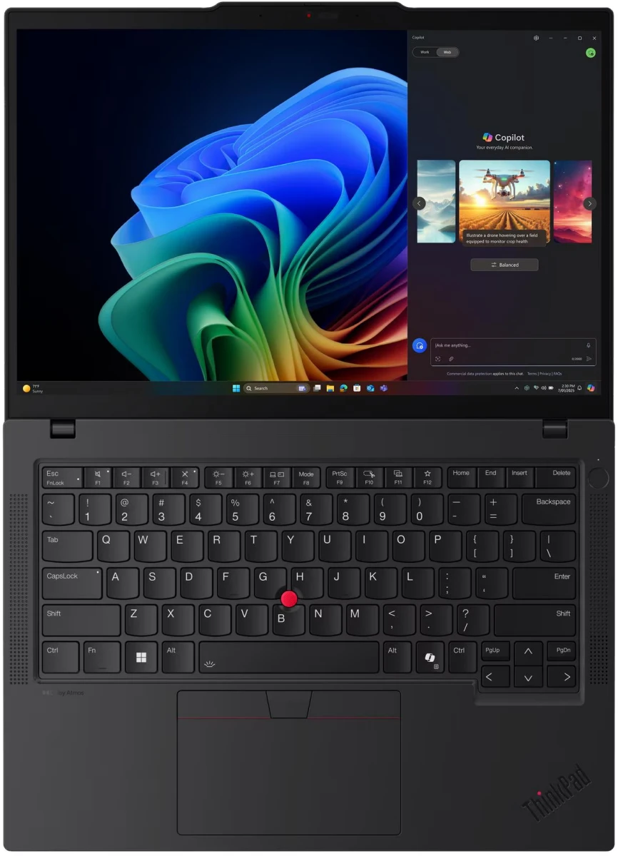 Ноутбук Lenovo ThinkPad T14 Gen6 (14", OLED, Intel Core Ultra 7 255H, 16 ГБ, Intel Arc, Win 11 Pro) — фото 11
