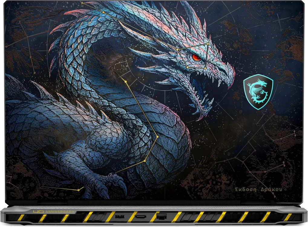 Ноутбук MSI Titan Dragon Edition 18 HX A2WJ-1251RU (18" IPS, Intel Core Ultra 9 290HX, 96Gb, 4Tb SSD, NVIDIA GeForce RTX 5090 24Gb, Windows 11 Home) (