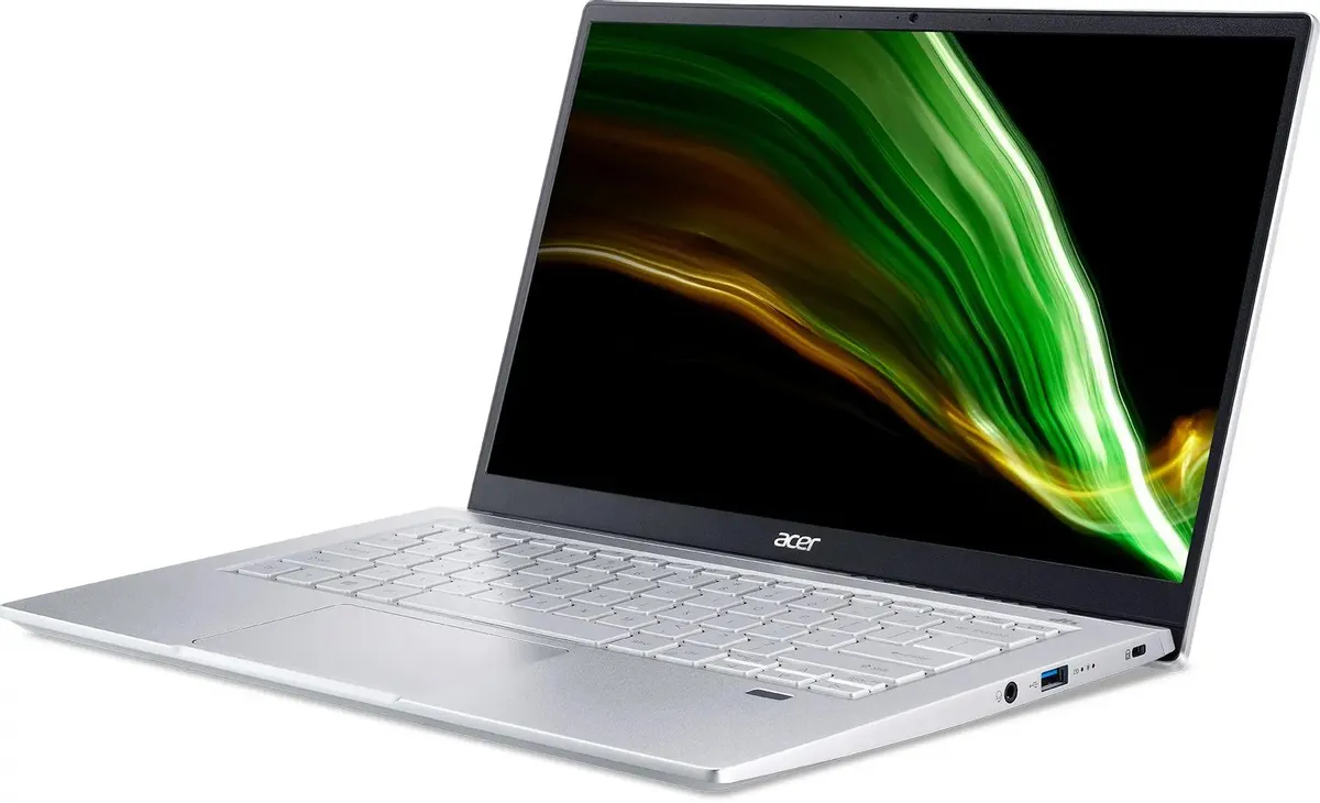 Ноутбук Acer Swift 3 SF314-43 (14" IPS, AMD Ryzen 7 5700U, 16Gb, 512Gb SSD, AMD Radeon, noOS) (Серебристый) — фото 5