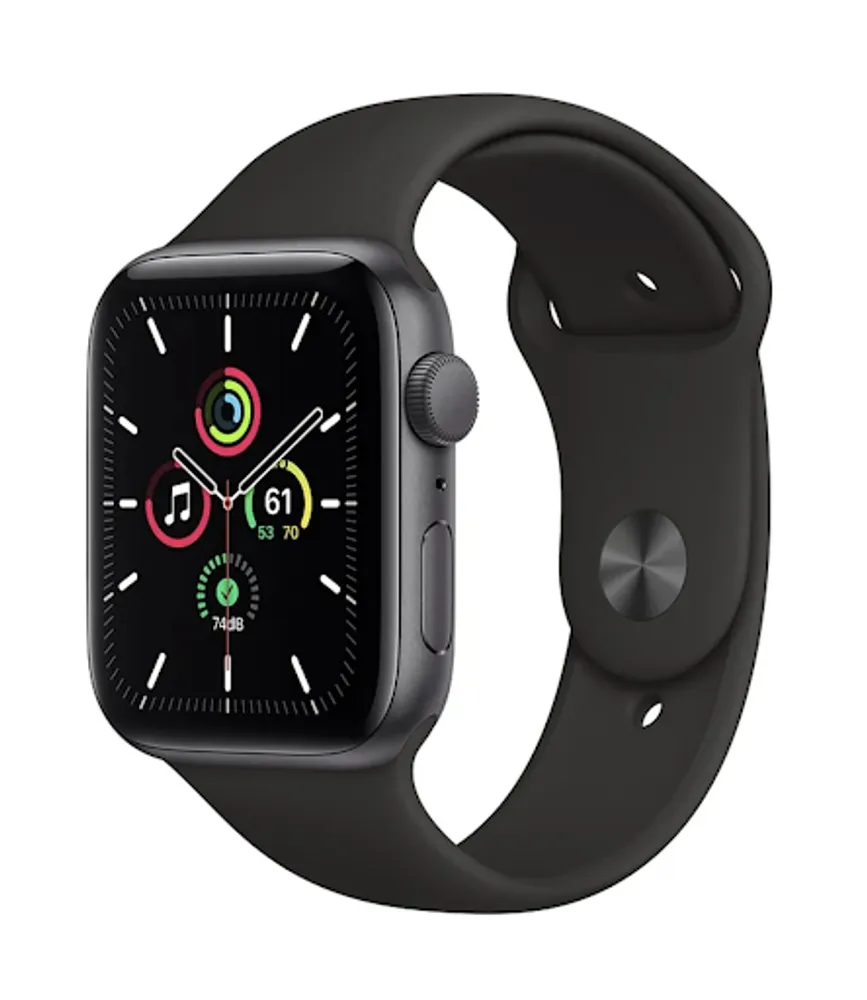 Apple Watch SE 40mm (GPS) Space Gray Aluminum Case with Black Sand Sport Band (MYDP2RU/A) б/у