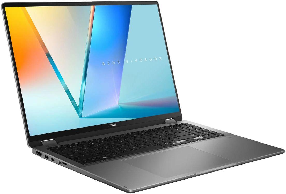 Ноутбук ASUS Vivobook 16 Flip TP3607AA-SI086W (16" OLED, Intel Core Ultra 7 355, 32Gb, 1Tb SSD, Intel Graphics, Windows 11 Home) (Серый) — фото 2