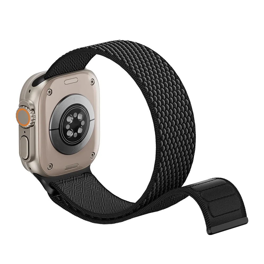 фото Ремешок WiWU CloudFelx для Apple Watch 44/45/46/49mm нейлон (WB501) (черный)