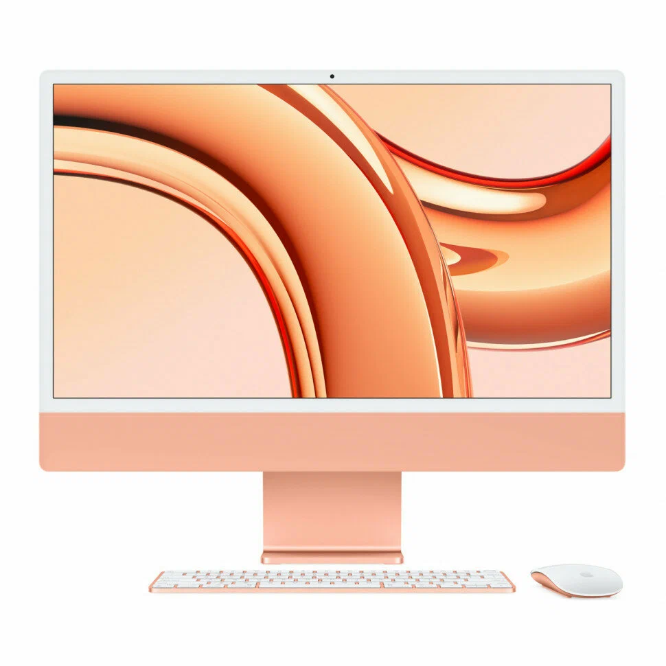 Apple iMac 24" with Retina 4.5K (M3 8C CPU / 10C GPU, 16GB, 512GB SSD) (Orange) (Z19R001DF)