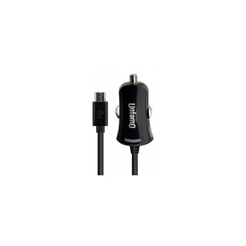 Автомобильное зарядное устройство Untamo Essence microUSB/ 2.1A (черный) (UESCARM2.1BL)