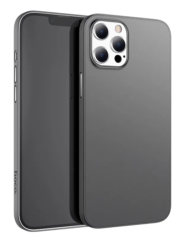 фото Чехол-накладка Hoco Thin Series PP для iPhone 13 Pro пластик/полиуретан (черный)
