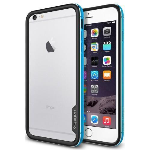 фото Чехол-бампер Spigen Neo Hybrid EX Metal для Apple iPhone 6 Plus/6S Plus (Metal Blue) SGP11193