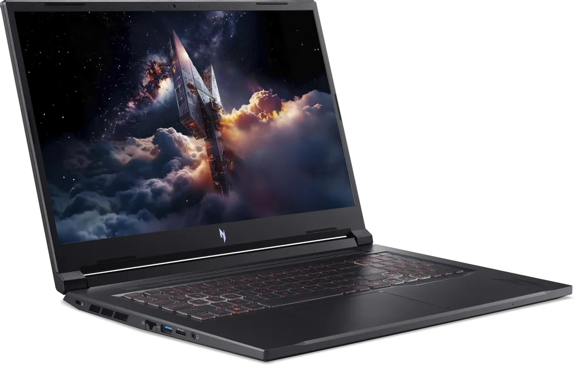 Ноутбук Acer Nitro V 17 AI ANV17-41-R9Q9 (17.3" QHD IPS, AMD Ryzen 7 260, 16Gb, 1Tb SSD, NVIDIA GeForce RTX 5060 8Gb, noOS) (Черный) — фото 5