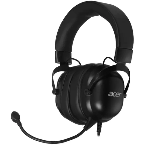 Гарнитура Acer AHW122, проводная, USB, подсветка, чёрный — фото 3