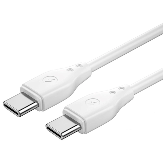 фото Кабель WiWU Pioneer Type-C/Type-C 1м (Wi-C002) (белый)