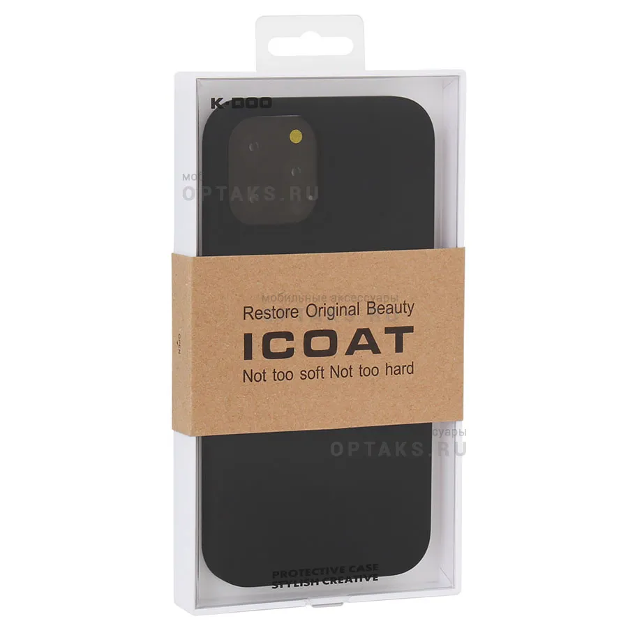 фото Чехол-накладка K-Doo Mag iCoat для iPhone 13 Pro силиконовый (черный)