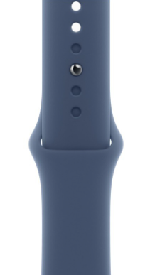 Apple Watch SE (2024) 44mm Silver Aluminium Case with Denim Sport Band (M/L) — фото 3