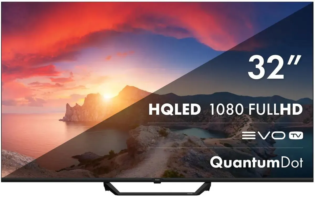 Телевизор Haier DH1U6MD04RU S2 PRO, 32", LED FHD, 60 Гц, Smart TV, серый