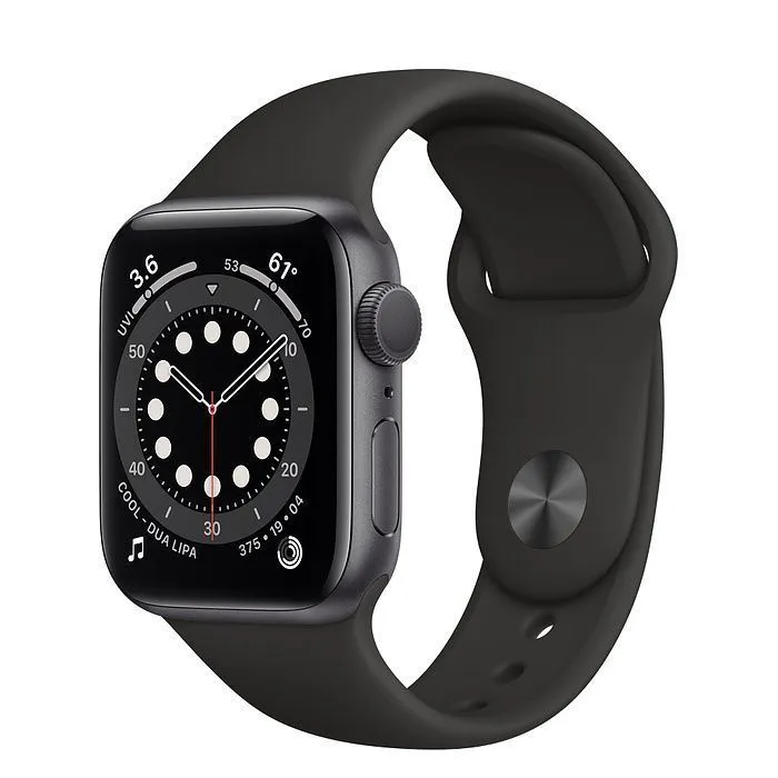 Apple Watch Series 6 40mm Space Gray Aluminum Case with Black Sport Band Б/У (Отличное состояние)