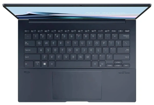 Ноутбук ASUS Zenbook 14 OLED UX3405-ST1485 (14" OLED, Intel Core Ultra 5 225H, 16Gb, 512Gb SSD, Intel Arc, noOS) (Синий) — фото 4