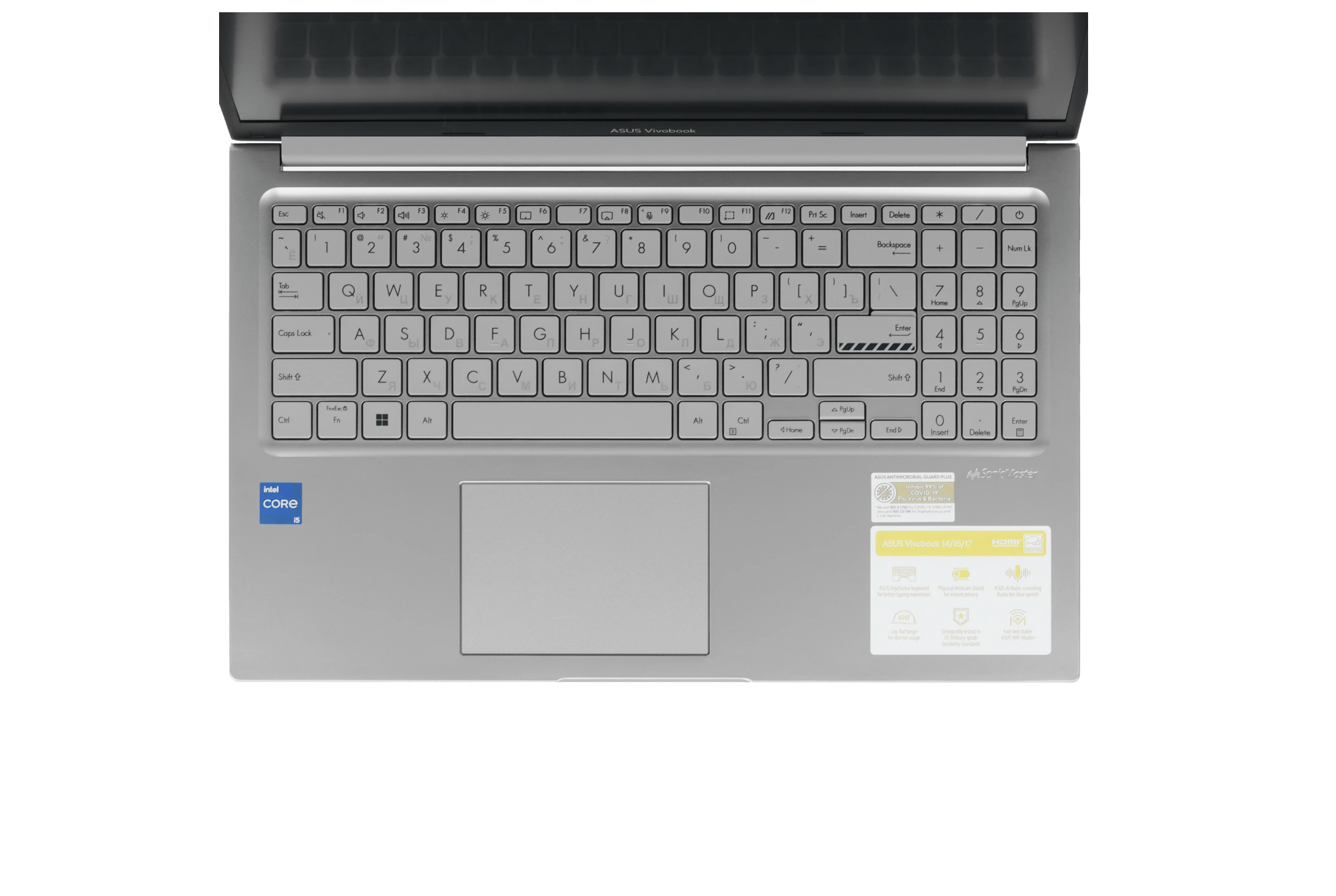 фото Asus VivoBook 15 X1504VA-NJ104 (Silver) / i5 1335U / 8Gb / 512Gb SSD / Int / no / 15,6" 1920x1080 / DOS /