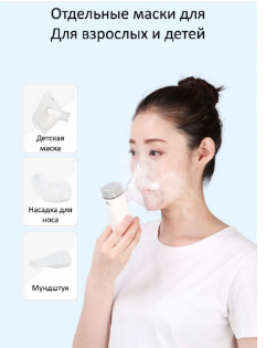 Меш-ингалятор (небулайзер) Xiaomi Andon Air Plus 2 (белый)