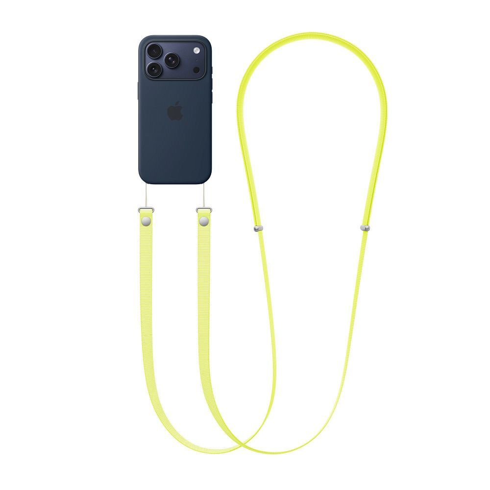 Ремешок Apple Crossbody Strap для  iPhone 17/17Pro/17Pro Max/Air (Neon Yellow) (MGGE4)