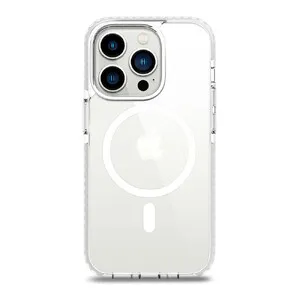 фото Чехол-накладка Mutural MagSafe Series для iPhone 14 Pro Max пластиковый (прозрачный)