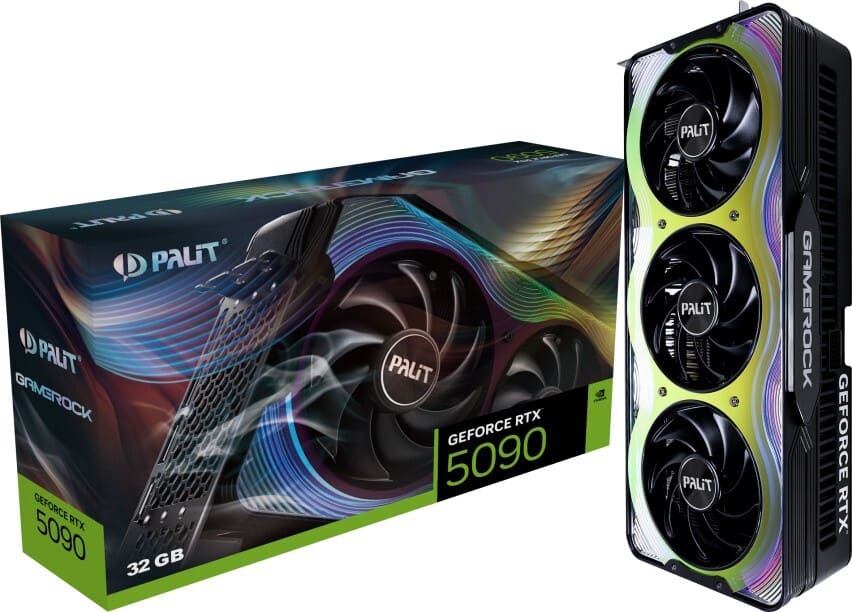 Видеокарта Palit (NE75090019R5-GB2020G) GeForce RTX 5090 32GB GAMEROCK