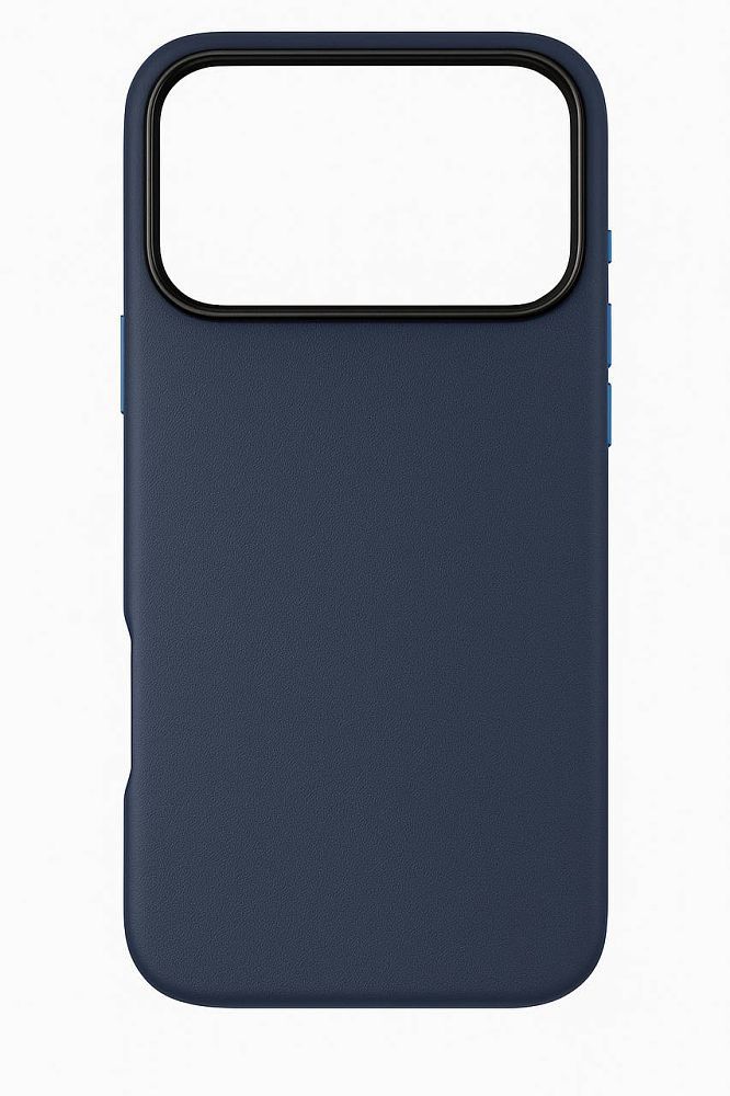 Чехол-накладка Kzdoo Mag Noble Collection MagSafe для Apple iPhone 17 Pro искусcтвенная кожа (синий)