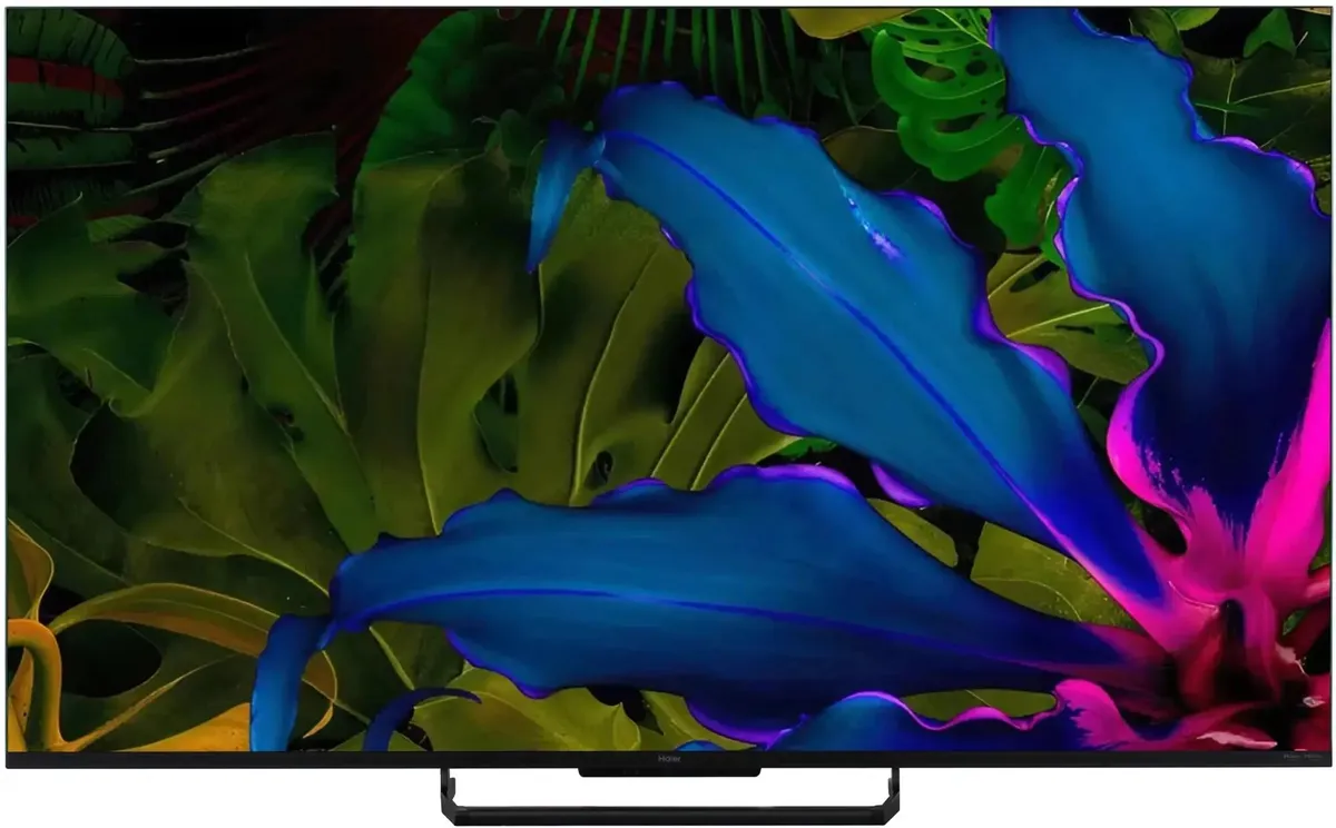 Телевизор Haier DH1VVZD03RU S6, 55", QLED 4K UHD, 144 Гц, Smart TV (Android TV), серый