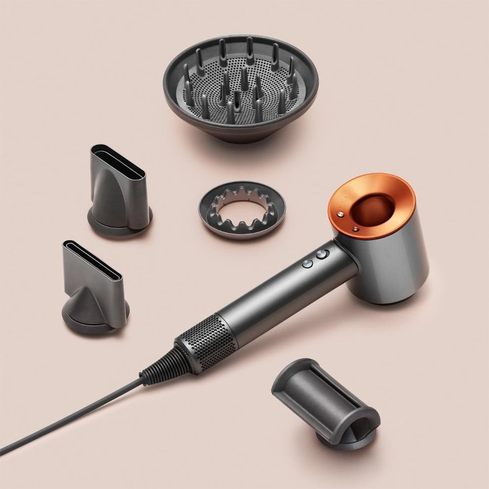 Фен Dyson Supersonic HD07 with a case (Nickel/Copper)