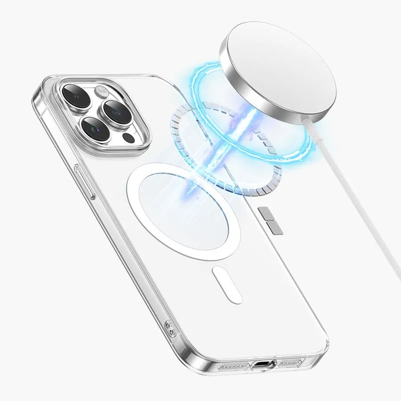 фото Чехол-накладка Keephone X-Crystal MagSafe для Apple iPhone 16 Pro Max пластиковый (прозрачный)