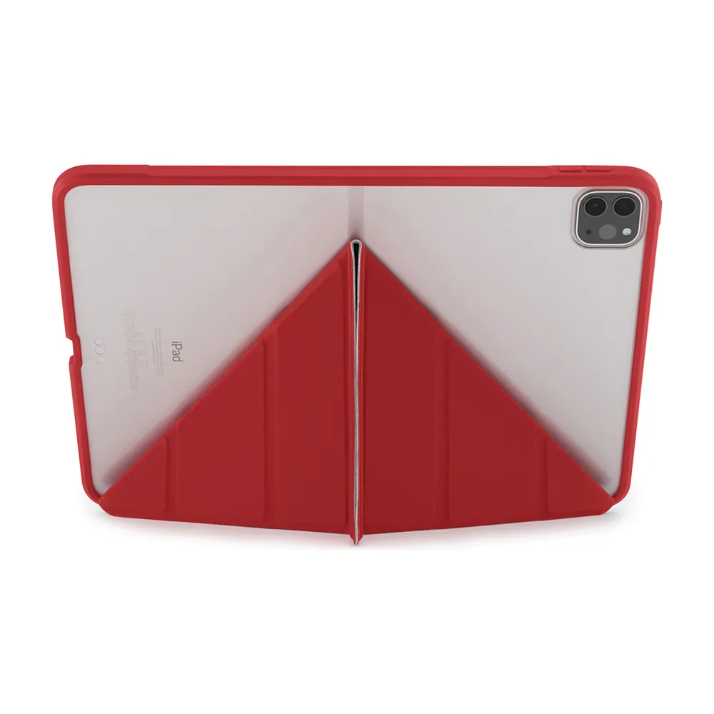 фото Чехол Apple Pipetto Origami Case для iPad Pro 11 (2018) / Pro 2 (11) 2020 / Pro 3 (11) 2021 полиуретан с подставкой (красный)