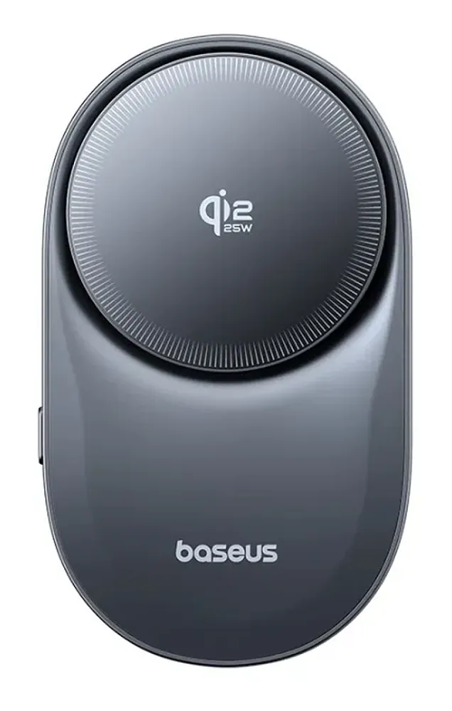 фото Автомобильный держатель Baseus PrimeTrip VC2 Pro с беспроводной зарядкой в воздуховод 25W (C0013N00) (черный)
