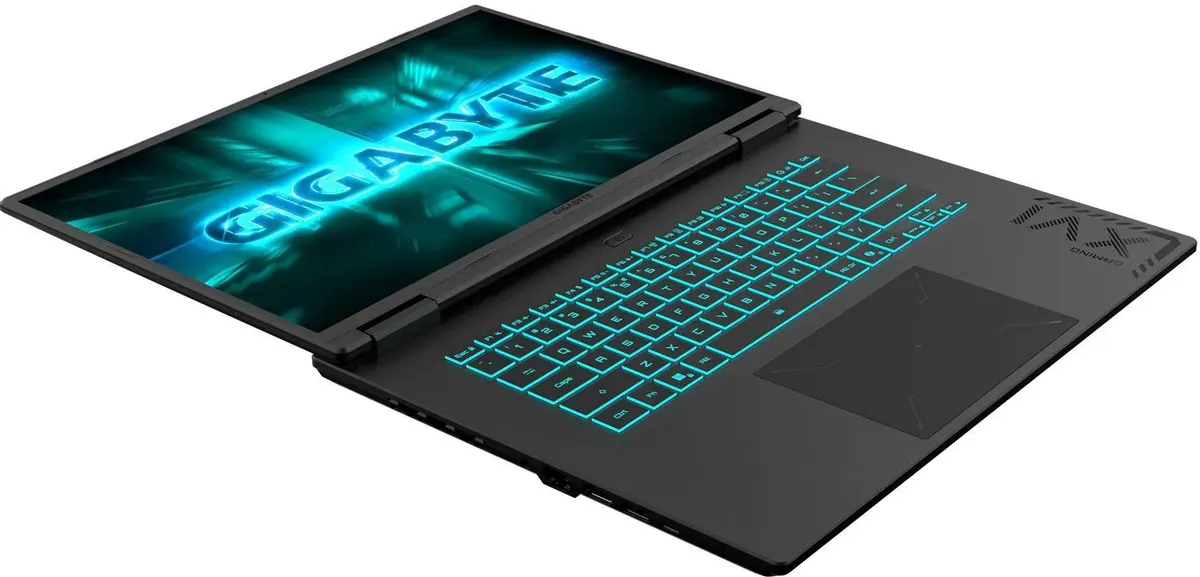 Ноутбук Gigabyte Gaming A16 GA63H черный (16", IPS, 1920×1200, AMD Ryzen AI 7 260, 16 ГБ, SSD 1 ТБ, NVIDIA GeForce RTX 5060 8 ГБ, без ОС) — фото 5
