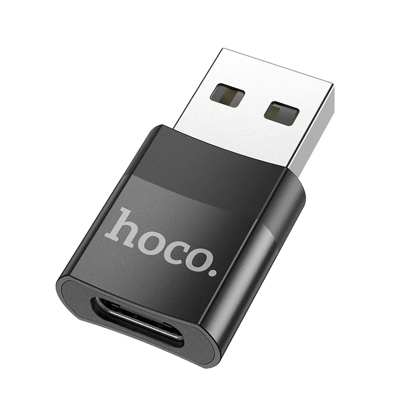фото Адаптер Hoco UA17 USB 2.0/Type-C (черный)