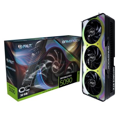Palit RTX 5090 GAMEROCK (NE75090019R5-GB2020G): обзор — 32 ГБ GDDR7, TurboFan 4.0 | Device365 — Device365