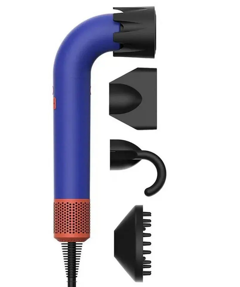 Фен Xiaomi Hair Dryer X11 Pro (4 насадки) (Синий)