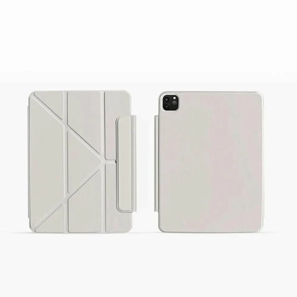 фото Чехол-книжка WIWU Smart Folio для Apple iPad Pro 13 (2024) (полиуретан с подставкой) (Wi-004) (серый)