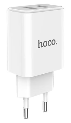 фото Сетевое зарядное устройство Hoco (C62A) Victoria 2хUSB PD 10W (белый)