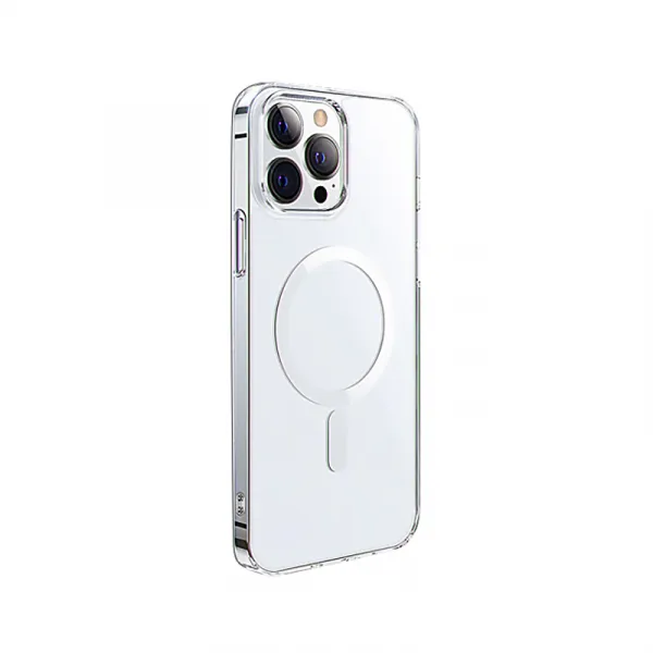 фото Чехол-накладка Wiwu Crystal Case Magsafe для Apple iPhone 15 Pro Max пластиковый (прозрачный)