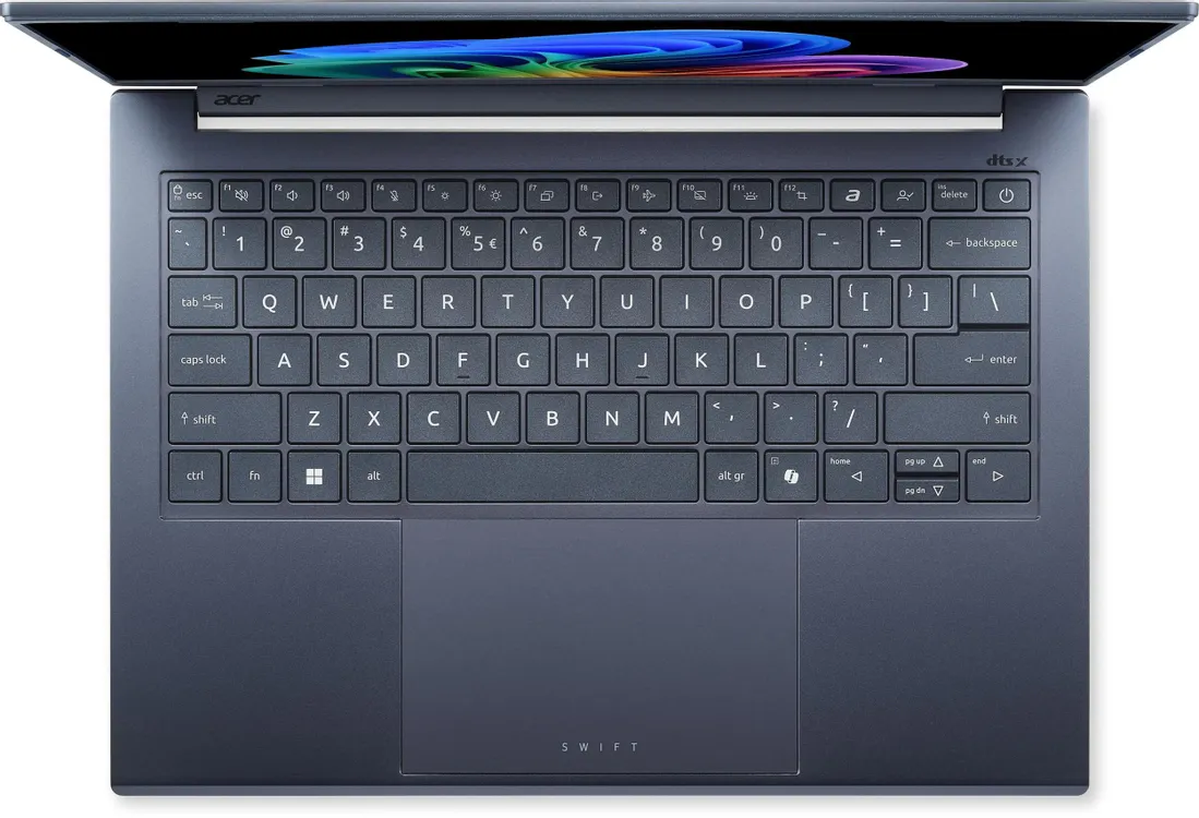 Ноутбук Acer Swift Go 14 AI SFG14-75-974A (14" WUXGA OLED, Intel Core Ultra 9 288V, 32Gb, 1Tb SSD, noOS) (Синий) — фото 3