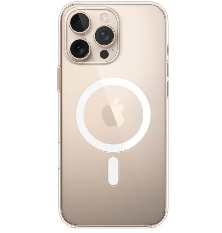 Чехол-накладка Keephone Magsafe Clear Case для Apple iPhone 16 Pro Max пластиковый прозрачный 2100₽