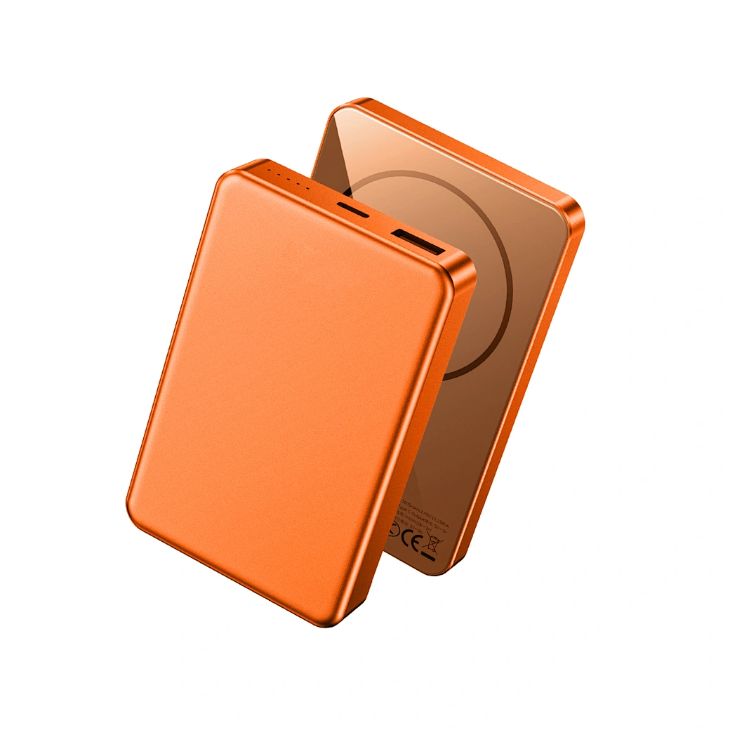 Внешний аккумулятор WiWU Ultra Thin Magnetic 10000 mAh 20W (P15-1) (оранжевый)