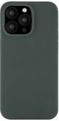 Чехол-накладка Silicone Case with MagSafe для iPhone 15 Pro Max силиконовый (темно-серый)