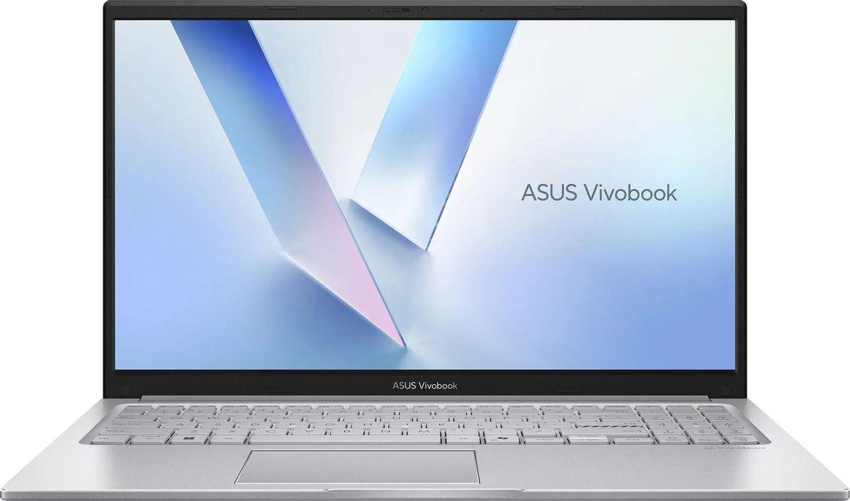 Ноутбук ASUS Vivobook 15 X1504MA-BQ224 (15.6" IPS, Intel Core 5 320, 8Gb, 512Gb SSD, Intel Graphics, noOS) (Серебристый)